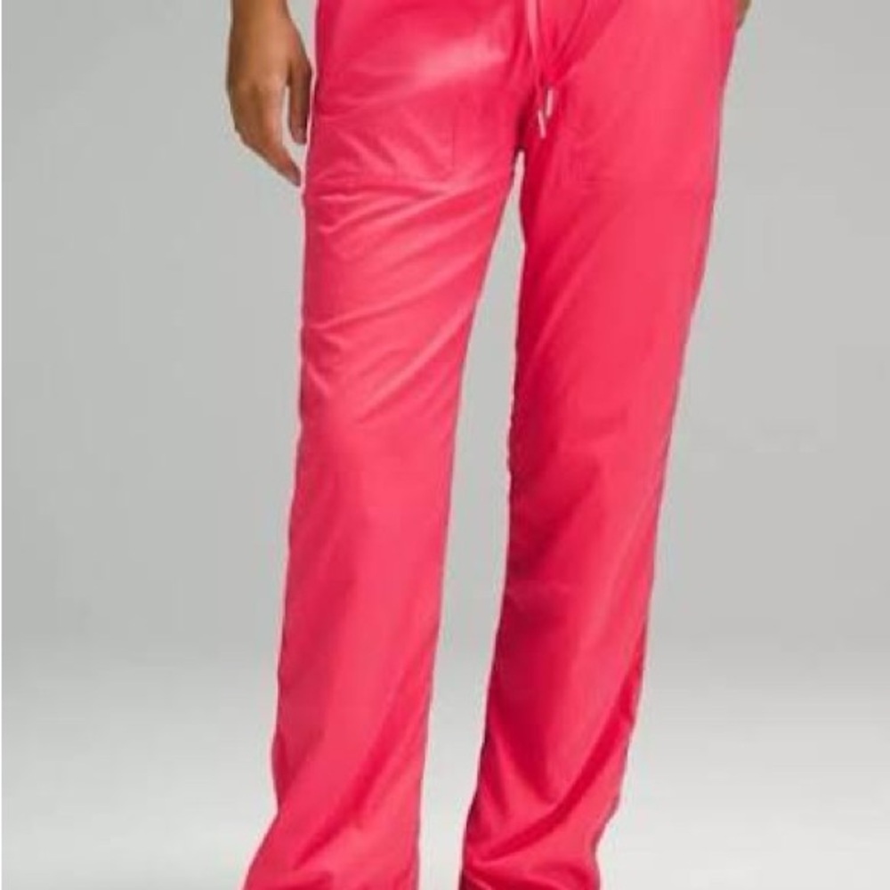 Lululemon Athletica Neon Pink Joggers Dance Studio Glaze Pink